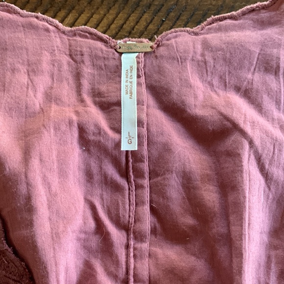 Free people mauve tunic - Picture 2 of 8